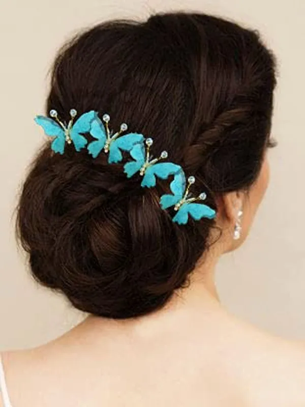 Pack_of_6_Sky_Blue_Artificial_Butterfly_Hair_Pin_For__And_Women_Pins