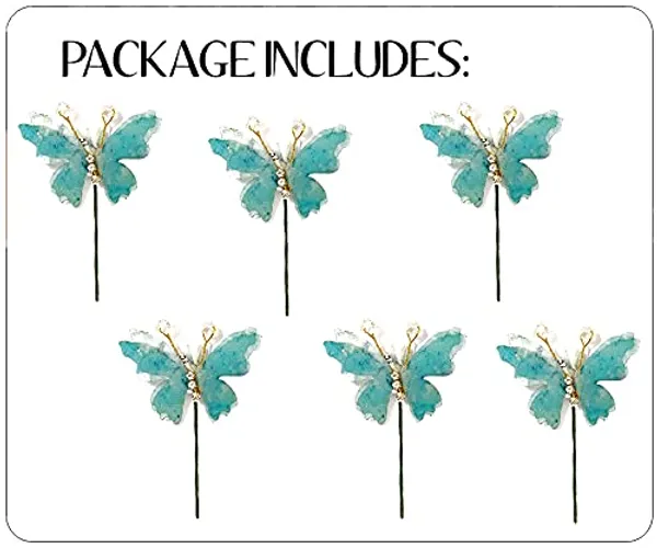 Pack_of_6_Sky_Blue_Artificial_Butterfly_Hair_Pin_For__And_Women_Pins