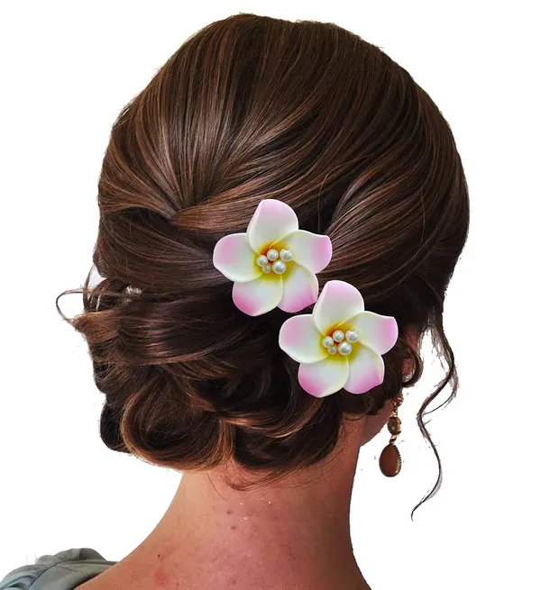 Pack_of_5_Baby_Pink_Women_Artificial_Frangipani_Hair_Accessories_And_Juda_Pin__Pins