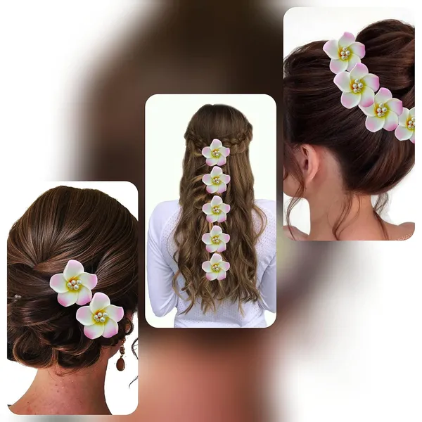 Pack_of_5_Baby_Pink_Women_Artificial_Frangipani_Hair_Accessories_And_Juda_Pin__Pins