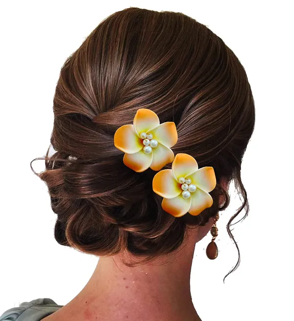 Pack_of_5_Orange_Women_Artificial_Frangipani_Hair_Accessories_And_Juda_Pin__Pins