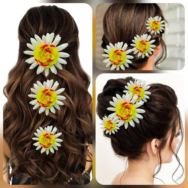 Red_&_Yellow_Artificial_Rose_With_Jasmine_Flower_Hair_Pin_For_Women_&_Girls_(14_X_8_X_4_Cm)