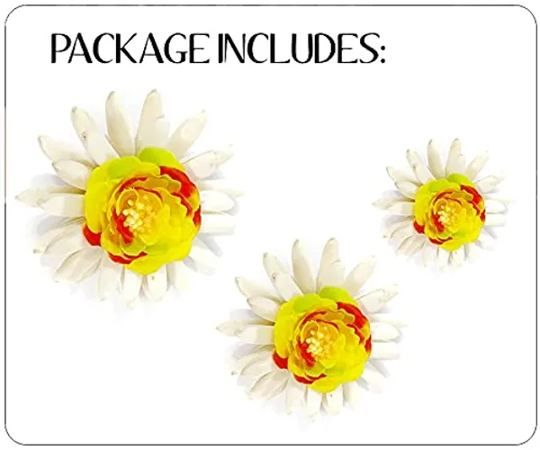 Red_&_Yellow_Artificial_Rose_With_Jasmine_Flower_Hair_Pin_For_Women_&_Girls_(14_X_8_X_4_Cm)