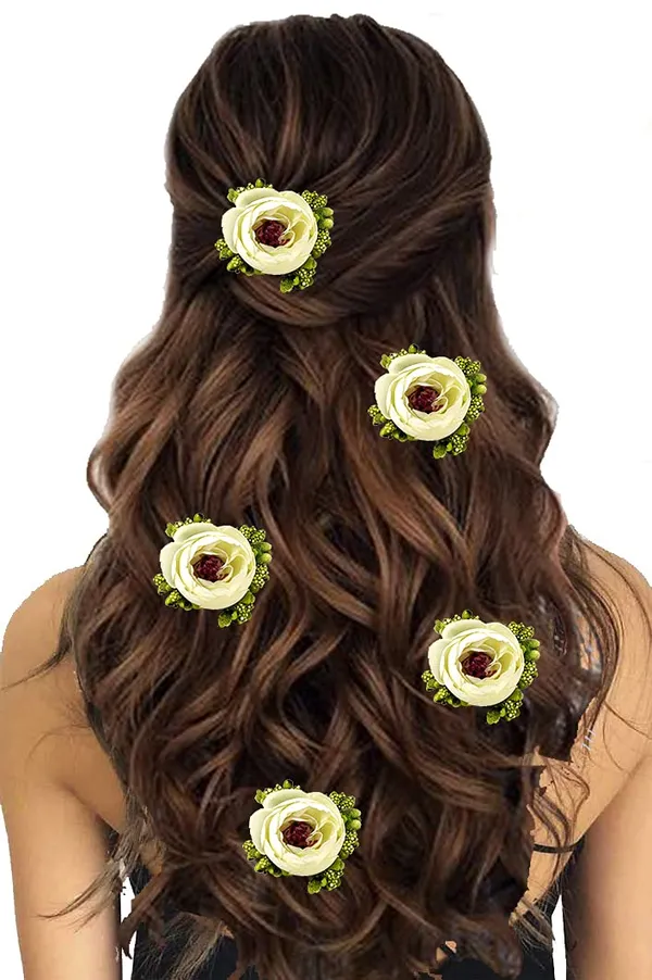 Cream_Attractive_Royal_Look_Artificial_Rose_Flower_Bridal_Wedding_Hair_Accessories_For_Women_&_Girls_(14_X_8_X_1_Cm)