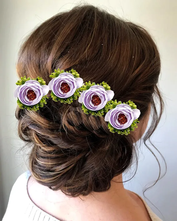 Pack_of_5_Purple_Artificial_Rose_Flower_Hair_Pin_For_Women__Pins