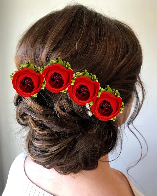 Pack_of_5_Red_Artificial_Rose_Flower_Hair_Pin_For_Women__Pins
