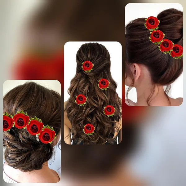 Pack_of_5_Red_Artificial_Rose_Flower_Hair_Pin_For_Women__Pins