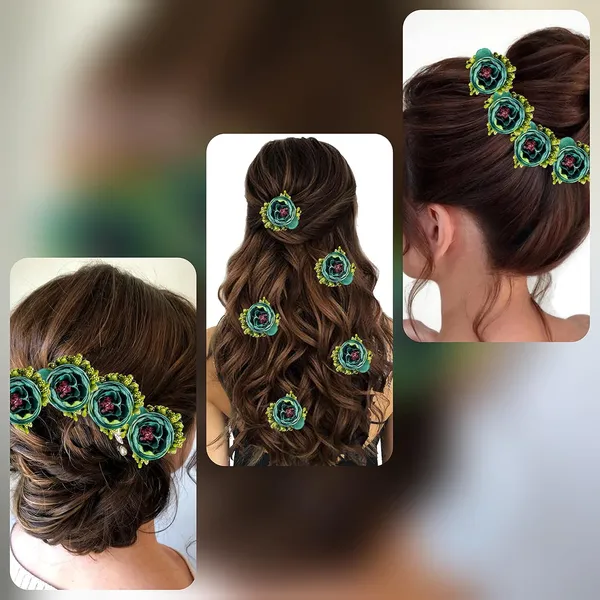 Torquoise_Attractive_Royal_Look_Artificial_Rose_Flower_Bridal_Wedding_Hair_Accessories_For_Women_&_Girls_(14_X_8_X_1_Cm)