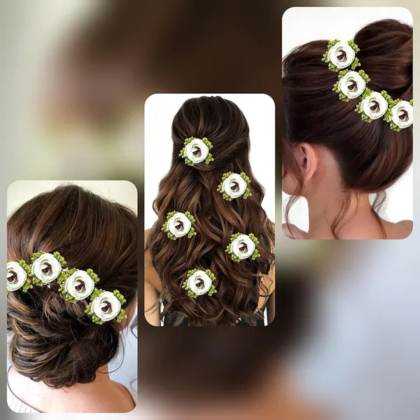White_Attractive_Royal_Look_Artificial_Rose_Flower_Bridal_Wedding_Hair_Accessories_For_Women_&_Girls_(14_X_8_X_1_Cm)
