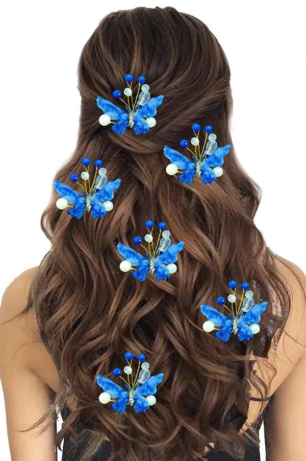 Pack_of_5_Blue_Butterfly_With_Shiny_Pearl_Hair_Pin_Accessories_For_Women