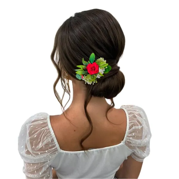 Red_&_Cream_Artificial_Metal_Floral_Adorned_With_Intricate_Flowers_And_Leaves_Design_Hairpin_Accessories_For_Women_&_Girls_(14_X_8_X_1_Cm)