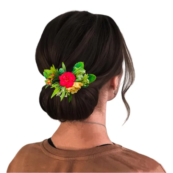 Red_&_Yellow_Artificial_Metal_Floral_Adorned_With_Intricate_Flowers_And_Leaves_Design_Hairpin_Accessories_For_Women_&_Girls_(14_X_8_X_1_Cm)