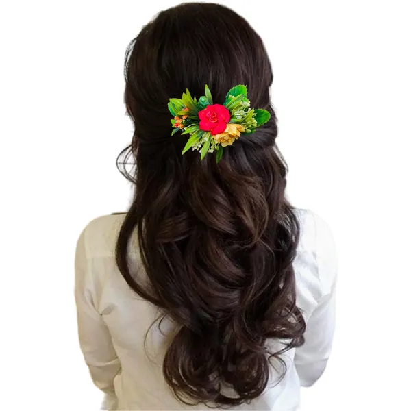 Red_&_Yellow_Artificial_Metal_Floral_Adorned_With_Intricate_Flowers_And_Leaves_Design_Hairpin_Accessories_For_Women_&_Girls_(14_X_8_X_1_Cm)