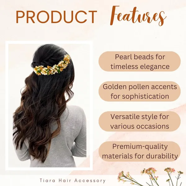 Golden_Pearl_And_Beads_With_Pollen_Design_Hair_Vein_For_Women_&_Girls_(14_X_8_X_1_Cm)