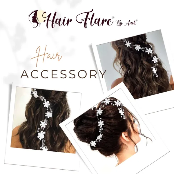 White_Artificial_White_Flower_With_Pearl_Hair_Pin_For_Women_&_Girls