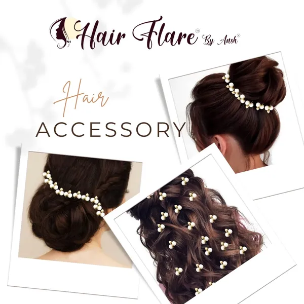 White_Artificial_Mogra_Pollen_With_Pearl_Hair_Pin_For_Women_&_Girls