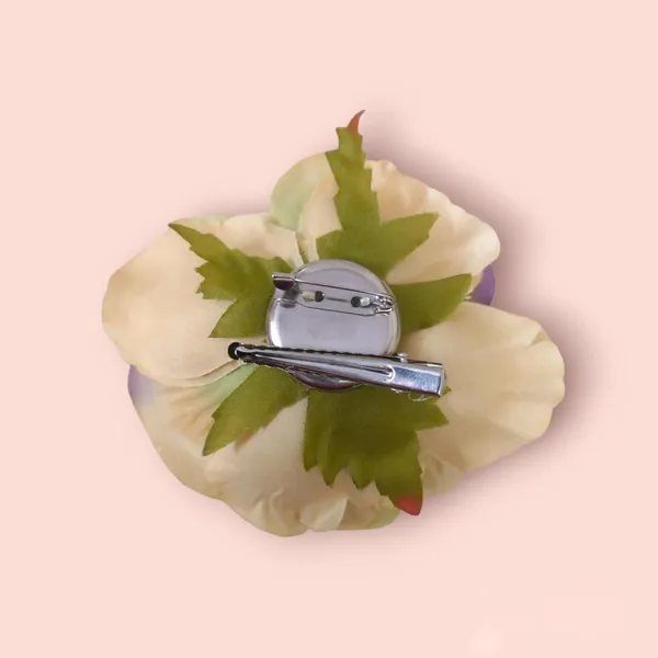 Beige_Artificial_Plastic_Rounded_Floral_Design_Hairpinaccessories_For_Women_&_Girls_(14_X_8_X_1_Cm)