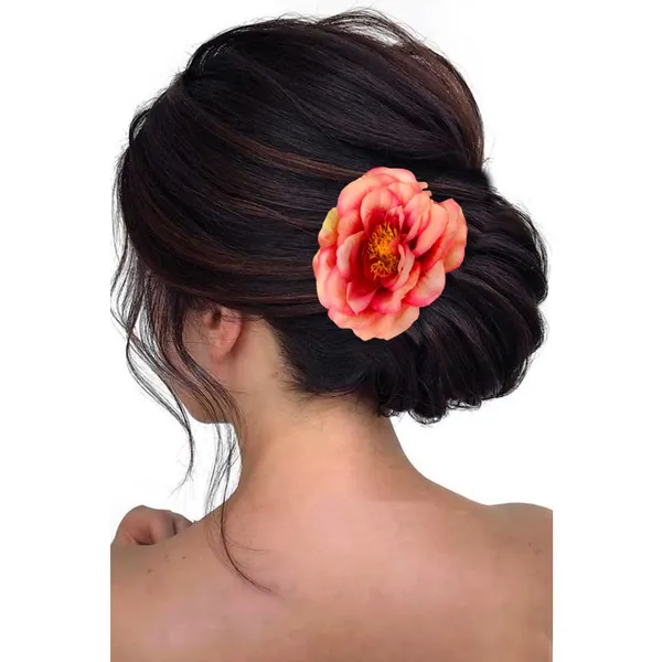 Dark_Pink_Artificial_Rose_Hair_Pin_Accessories_For_Women_&_Girls_(14_X_8_X_1_Cm)