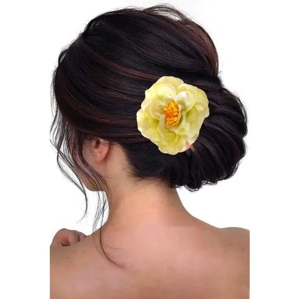 Lemon_Artificial_Rose_Hair_Pin_Accessories_For_Women_&_Girls_(14_X_8_X_1_Cm)