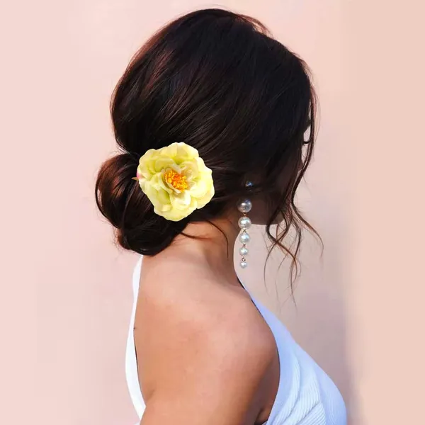 Lemon_Artificial_Rose_Hair_Pin_Accessories_For_Women_&_Girls_(14_X_8_X_1_Cm)