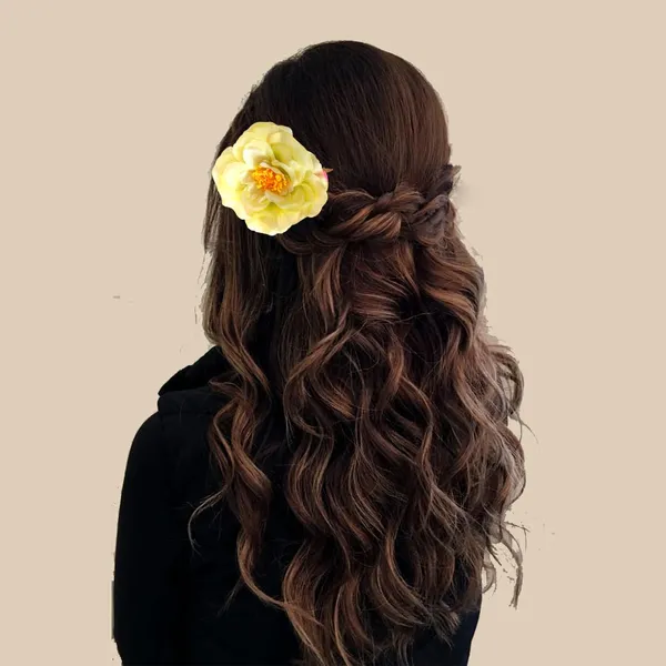 Lemon_Artificial_Rose_Hair_Pin_Accessories_For_Women_&_Girls_(14_X_8_X_1_Cm)
