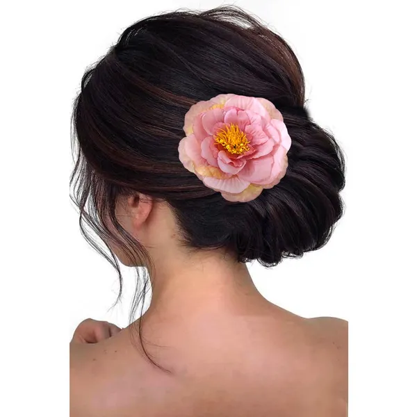 Mauve_Artificial_Rose_Hair_Pin_Accessories_For_Women_&_Girls_(14_X_8_X_1_Cm)