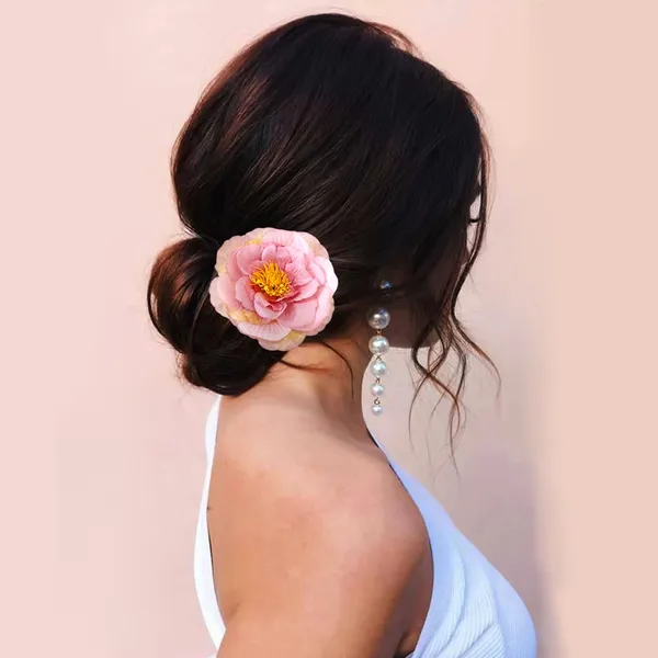 Mauve_Artificial_Rose_Hair_Pin_Accessories_For_Women_&_Girls_(14_X_8_X_1_Cm)
