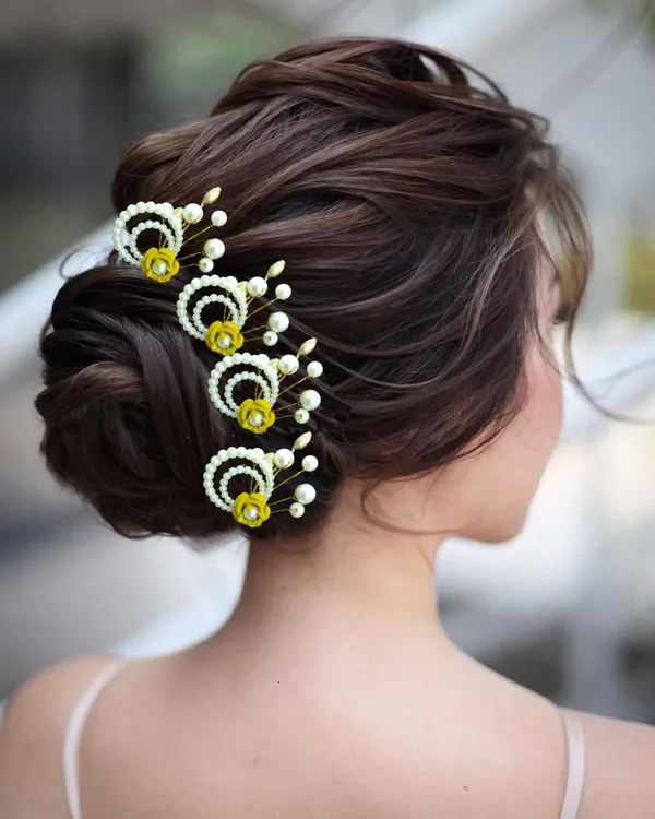 Pack_of_8_Golden_Artificial_Flower_With_Pearls_Hair_Pin_Accessories_For_Women