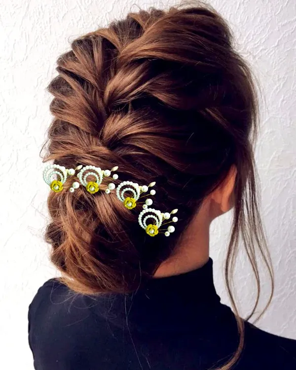 Pack_of_8_Golden_Artificial_Flower_With_Pearls_Hair_Pin_Accessories_For_Women