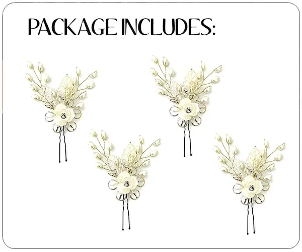 Pack_of_4_Silver_Artificial_Metal_Roses_With_White_Pearls_And_Metal_Leaves_Hair_Pin_For_Women