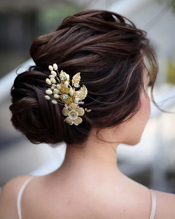 Pack_of_2_White_Artificial_Flower_And_Leaves_With_Stones_And_Pearls_Comb_Slide_Hair_Pin_Accessories_For_Women