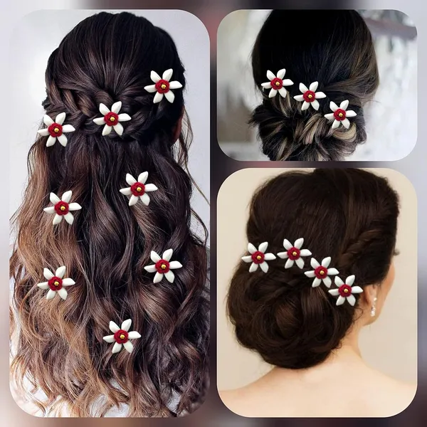 Pack_of_8_Red_Artificial_Jasmine_Flower_With_Pearls_Hair_Pin_Bridal_Hair_Accessories_Pins