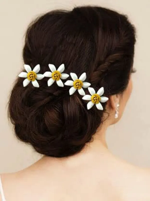 Pack_of_8_Yellow_Artificial_Jasmine_Flower_With_Pearls_Hair_Pin_Bridal_Hair_Accessories_Pins