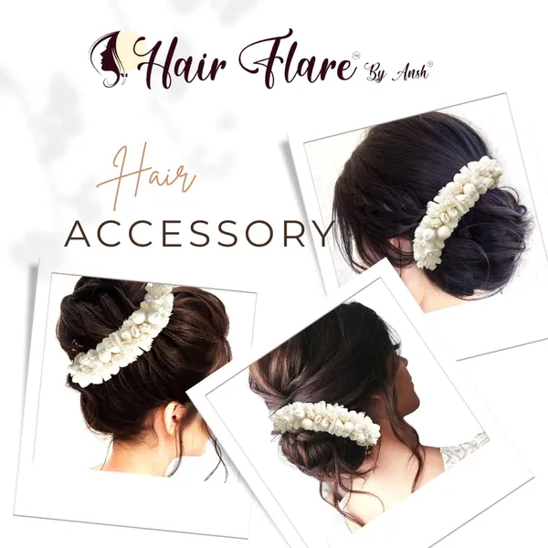White_Artificial_Mogra_Gajra_Flower_Round_Shape_Juda_Pin_For_Women_&_Girls