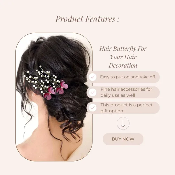 Pack_of_4_Peach_Butterfly_With_White_Pearls_Hair_Pins_For_Women