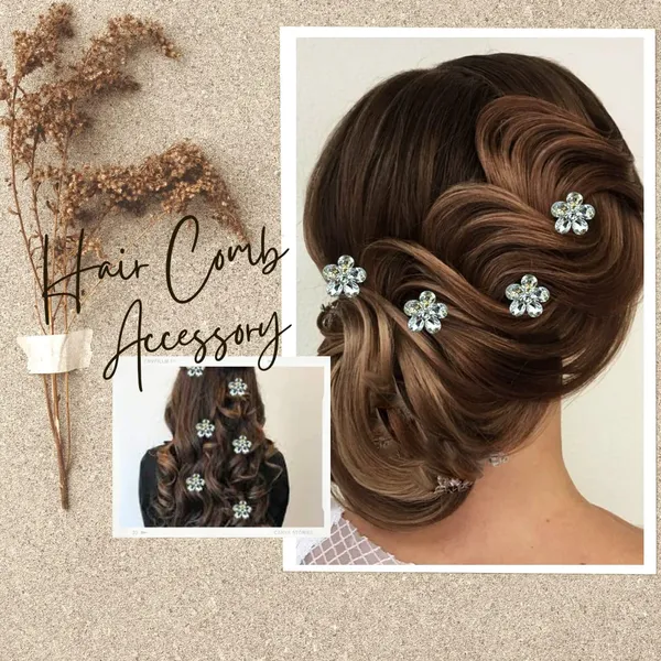 Silver_Stone_Made_Flowers_Hair_Comb_Slide_For_Women_&_Girls