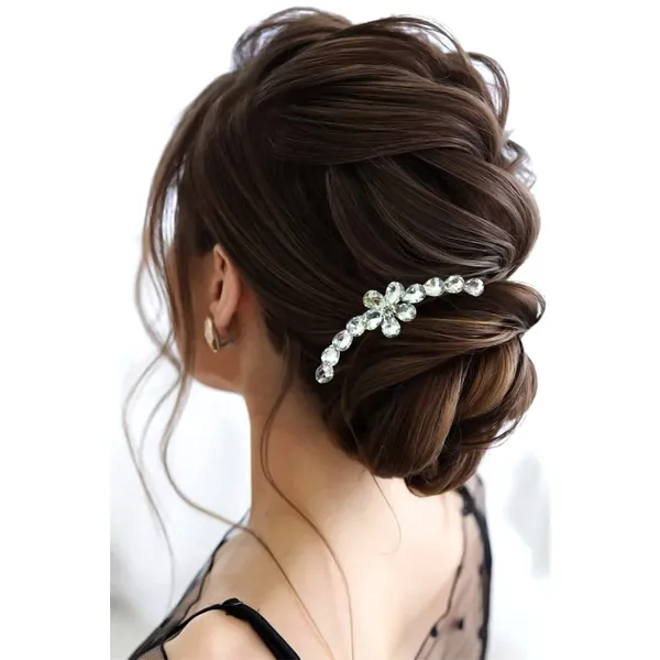 Silver_Stone_Comb_Slide_Hair_Pin_For_Women_&_Girls