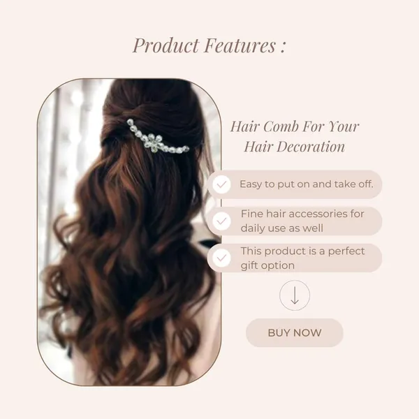 Silver_Stone_Comb_Slide_Hair_Pin_For_Women_&_Girls