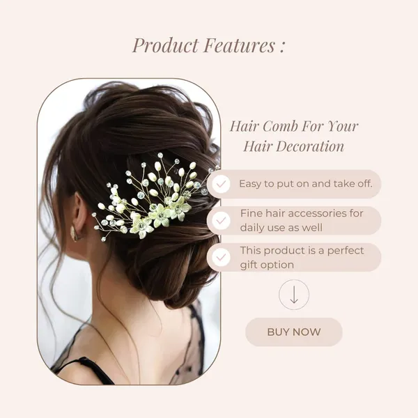 Silver_Artificial_Metal_Flowers_With_Pearls_Designed_Hair_Pin_Accessories_For_Women_&_Girls