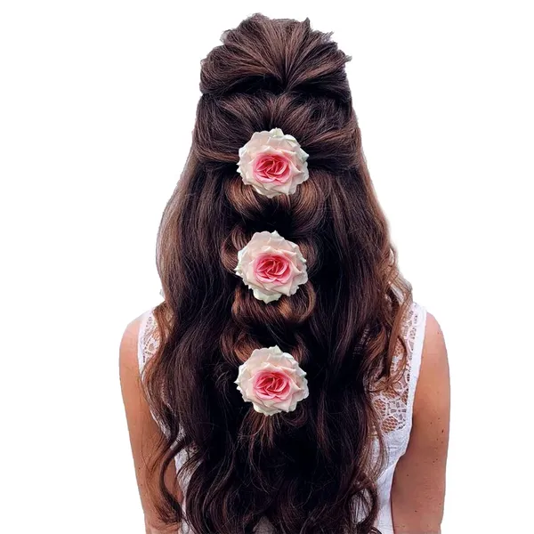 Pack_of_3_Baby_Pink_Floral_Bridesmaid_Hair_Accessories_Rose_Pin