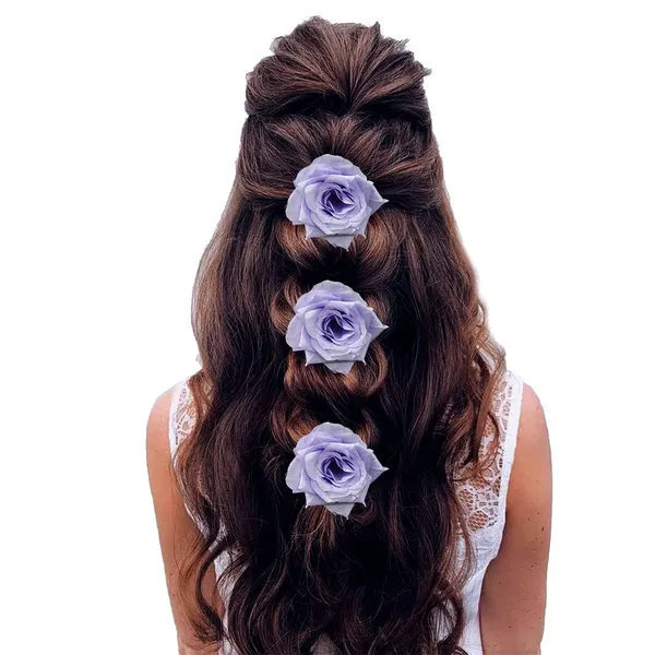 Pack_of_3_Mauve_Floral_Bridesmaid_Hair_Accessories_Rose_Pin