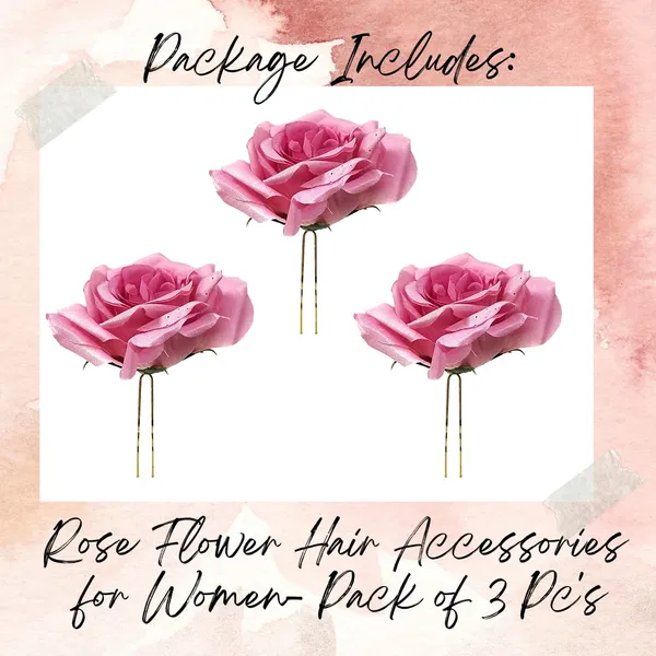 Pack_of_3_Pink_Floral_Bridesmaid_Hair_Accessories_Rose_Pin