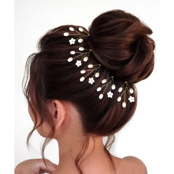 Pack_of_10_White_Flower_Pearl_And_Beads_Hair_Pin_Jewellery