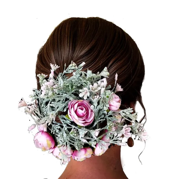 Baby_Pink_Artificial_Metal_Floral_Design_Hairpin_With_Leaf_For_Women_&_Girls_(14_X_8_X_1_Cm)