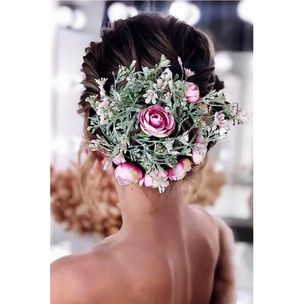 Baby_Pink_Artificial_Metal_Floral_Design_Hairpin_With_Leaf_For_Women_&_Girls_(14_X_8_X_1_Cm)