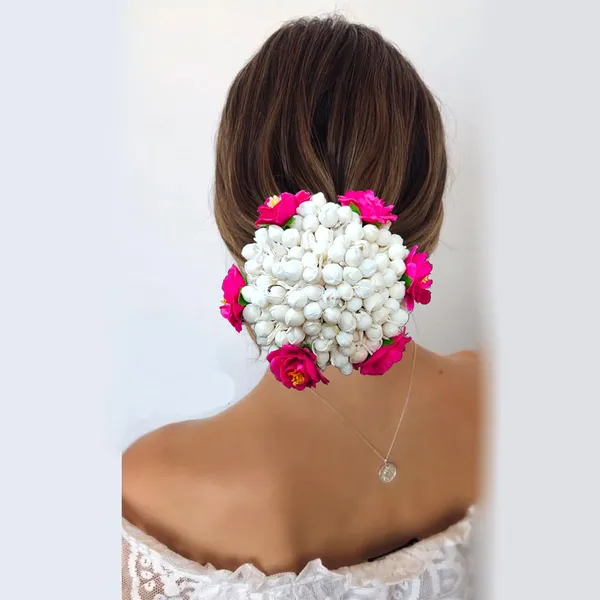 Dark_Pink_Artificial_Rose_With_Mogra_Gajra_Floral_Design_Juda_Cover_For_Women_&_Girls_(14_X_8_X_1_Cm)