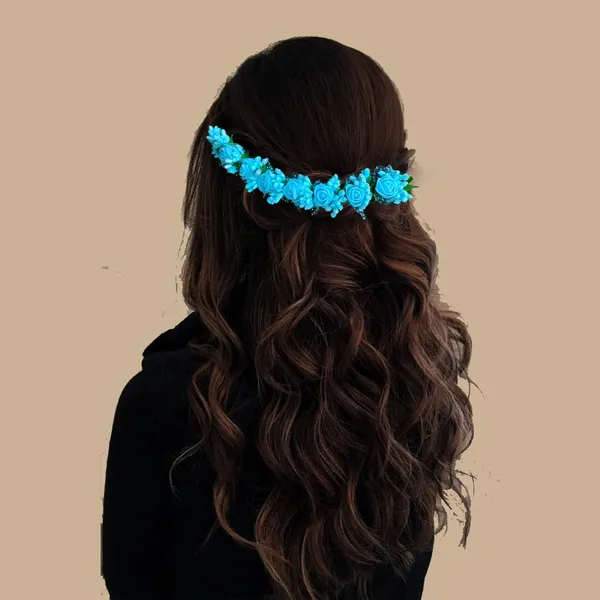 Blue_Small_Rose_Tiara_Hair_Accessories_For_Women_&_Girls_(14_X_8_X_1_Cm)