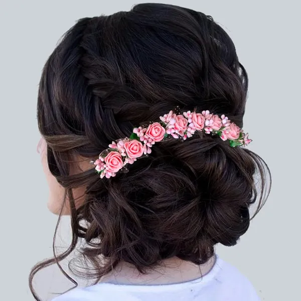 Peach_Small_Rose_Tiara_Hair_Accessories_For_Women_&_Girls_(14_X_8_X_1_Cm)