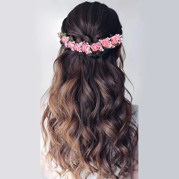 Peach_Small_Rose_Tiara_Hair_Accessories_For_Women_&_Girls_(14_X_8_X_1_Cm)