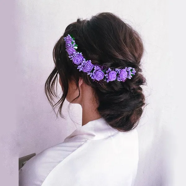 Purple_Small_Rose_Tiara_Hair_Accessories_For_Women_&_Girls_(14_X_8_X_1_Cm)